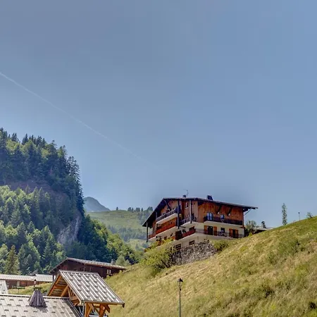 Ferienwohnung Le Col Des Aravis La Giettaz Exterior foto